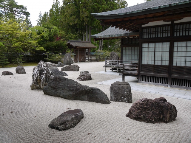 高野山金剛峯寺　蟠龍庭（枯山水）